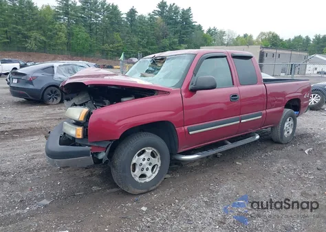 2004 Chevrolet Silverado 1500 Ls z USA, uszkodzony, nr VIN 2GCEK19V041406875